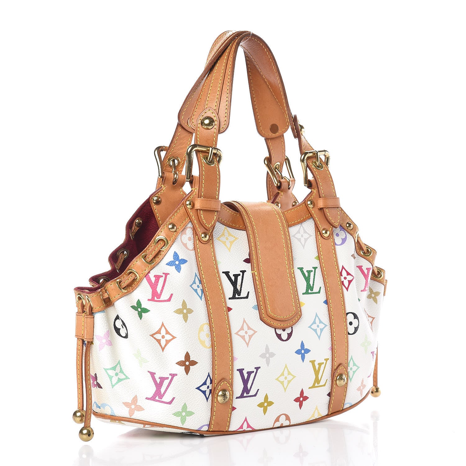 Louis Vuitton Monogram Multicolor Theda GM White 3 of 18