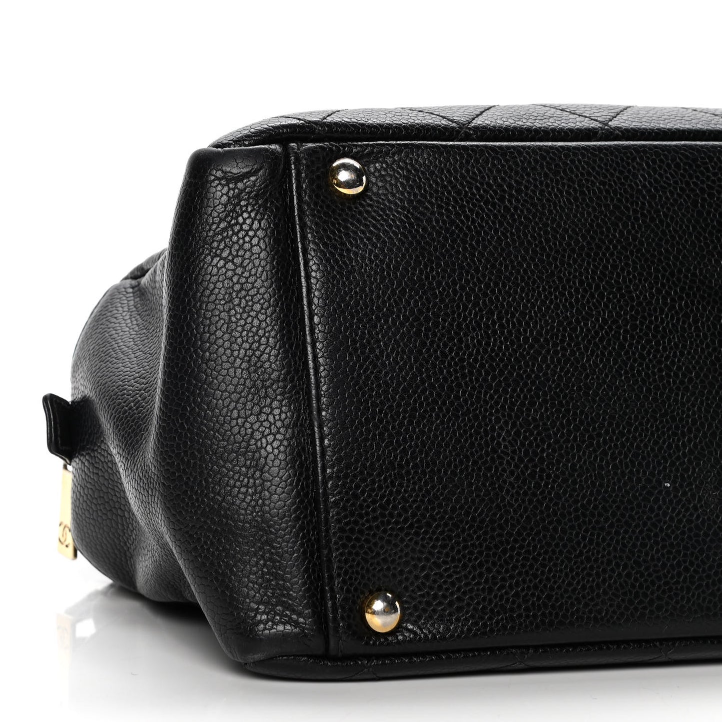 Caviar Quilted Petit Timeless Tote PTT Black