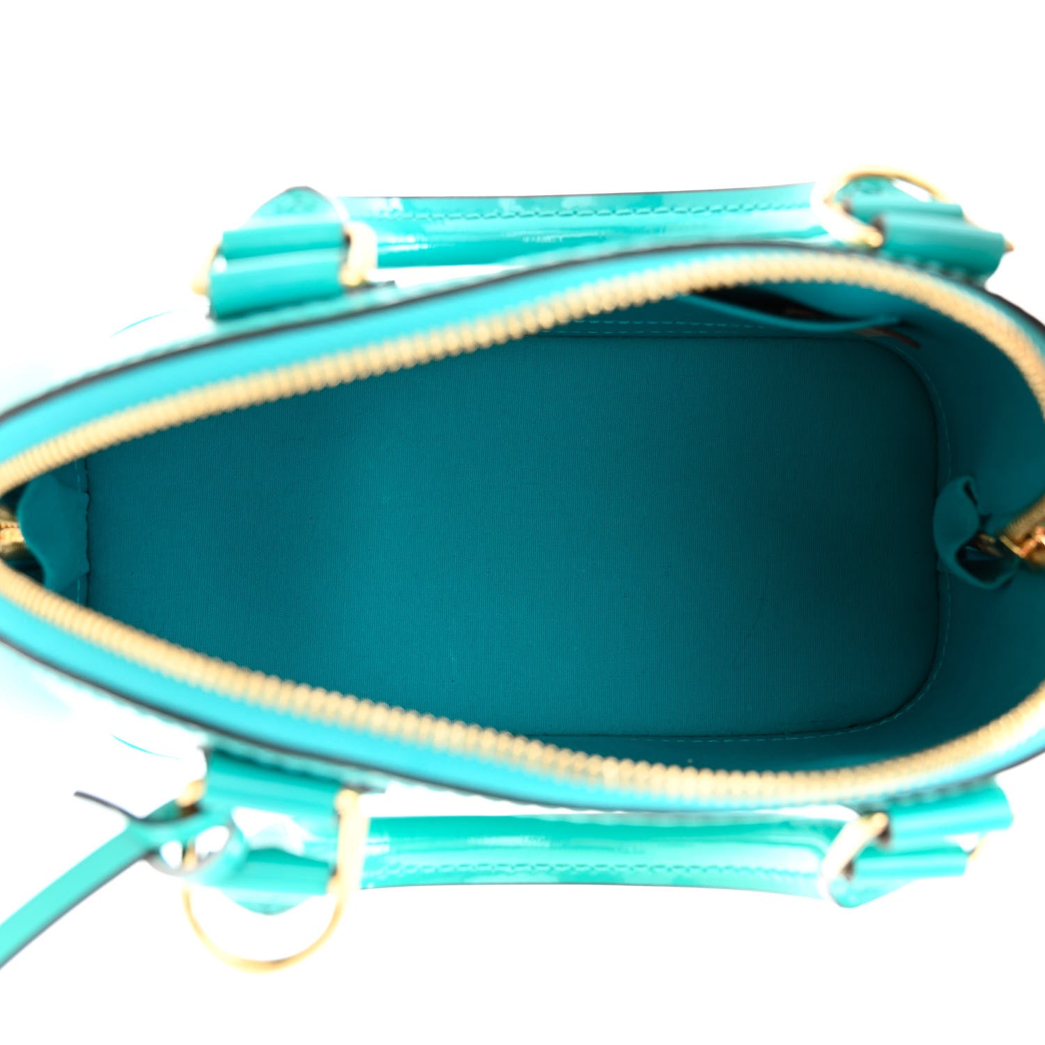 Louis Vuitton Vernis Alma BB Turquoise 5 of 11