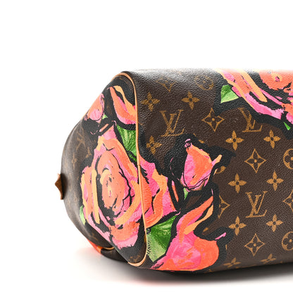 Louis Vuitton Monogram Roses Speedy 30 9 of 13