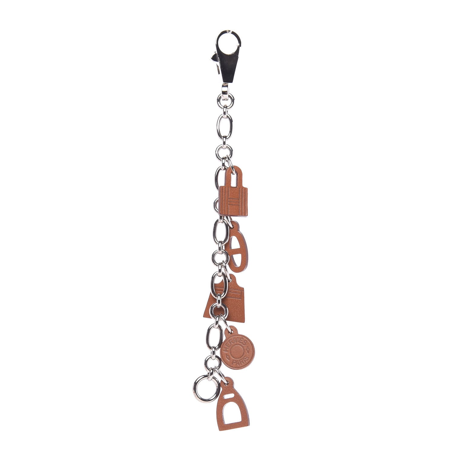Hermes Barenia Breloque Olga Amulette Bag Charm Fauve 1 of 6