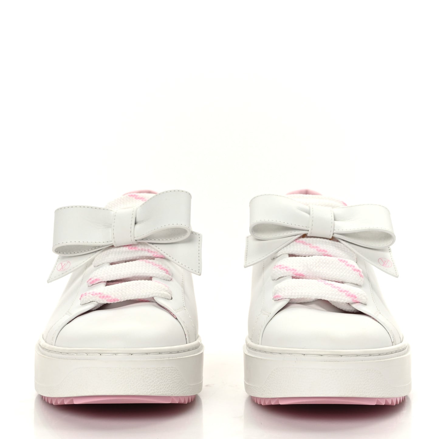 Time Out Bow Sneakers 40 White Pink