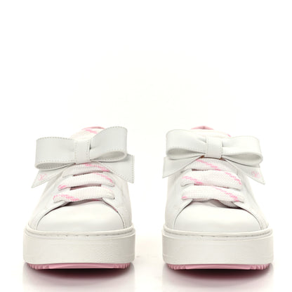 Louis Vuitton Time Out Bow Sneakers 40 White Pink 2 of 7