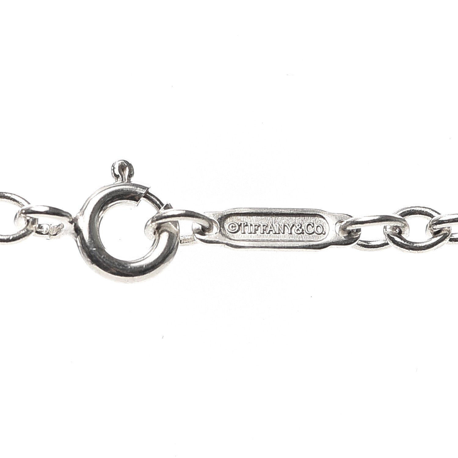 Tiffany Sterling Silver Knot Key Pendant Long Necklace 5 of 5