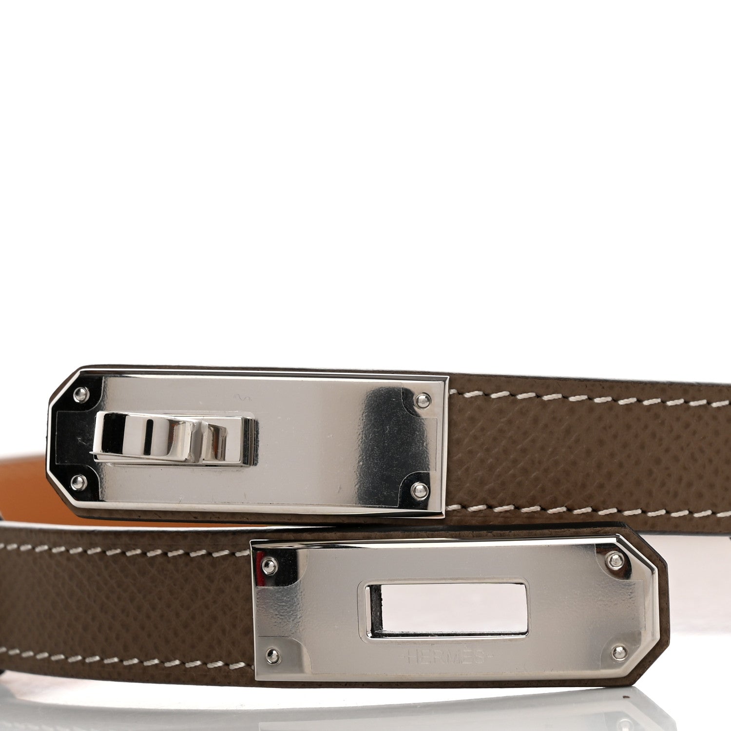 Hermes Epsom Kelly Belt Etoupe 6 of 6