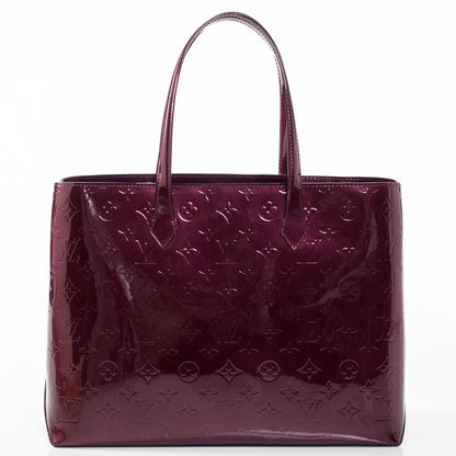 Louis Vuitton Vernis Wilshire MM Rouge Fauviste 3 of 12