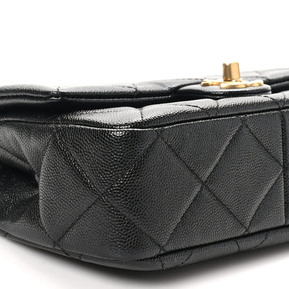 Chanel Caviar Quilted Funky Match Mini Flap Black 9 of 10