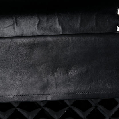 Chanel Patent Quilted Maxi Double Flap Black 12 of 14