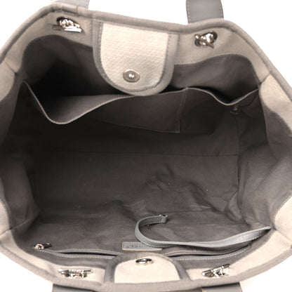 Chanel Canvas Large Deauville Tote Grey 5 of 11