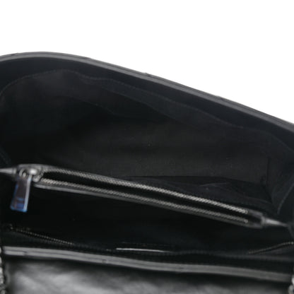 Saint Laurent Calfskin Y Quilted Monogram Monochrome Medium Loulou Chain Satchel Black 5 of 10