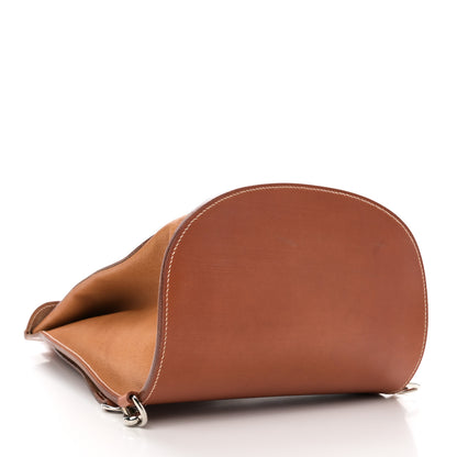 Hermes Barenia Peau Porc Sacoche Pour Selle Backpack Fauve 4 of 10
