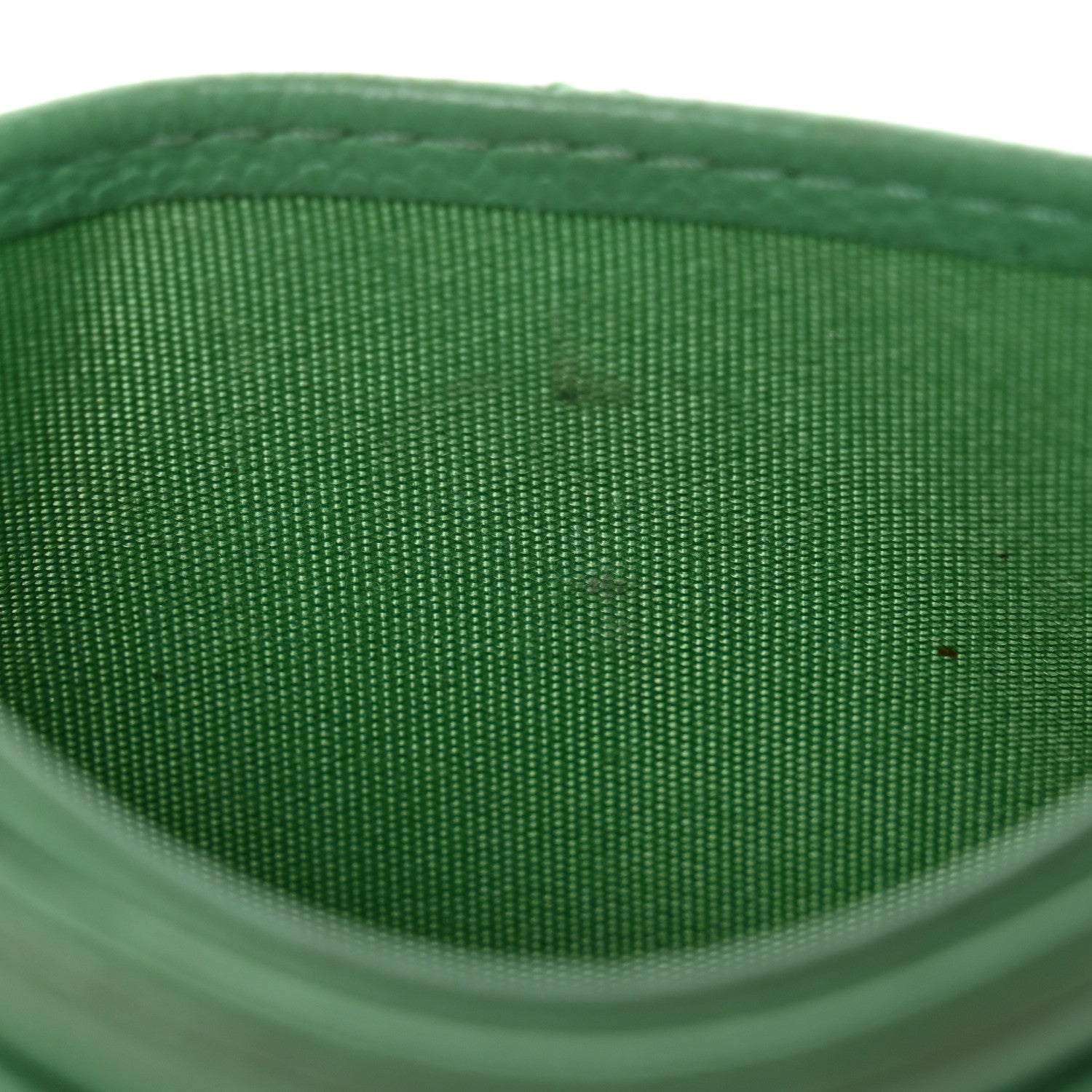 Chanel Caviar Quilted Card Holder Green 8 of 12
