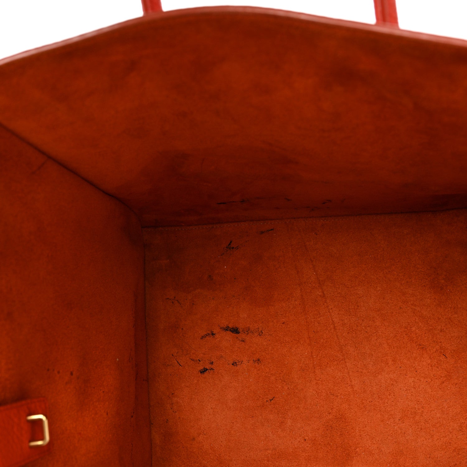 Celine Bullhide Calfskin Medium Phantom Luggage Burnt Orange 12 of 14