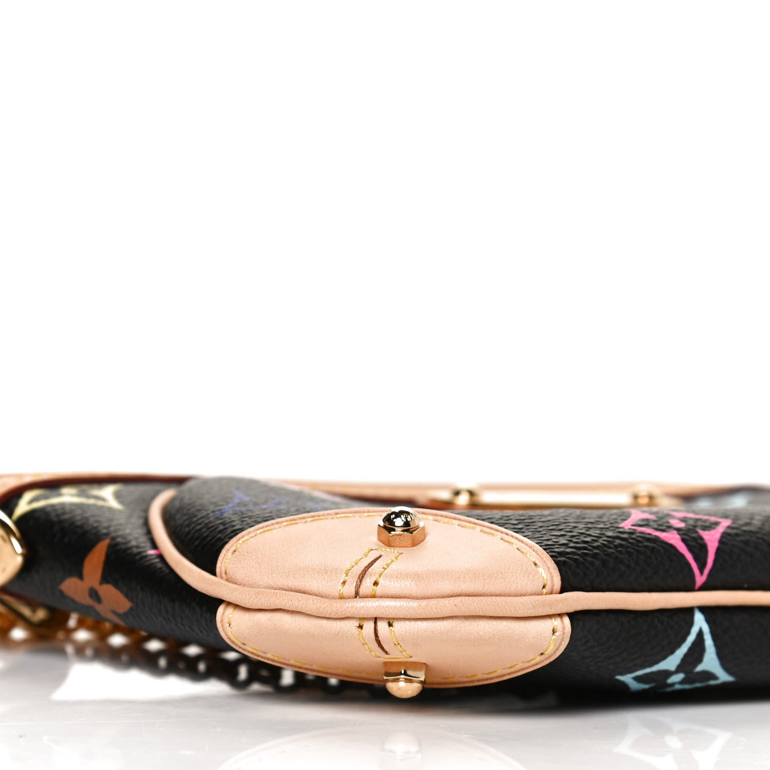 Louis Vuitton Monogram Multicolor Pochette Milla MM Black 8 of 10