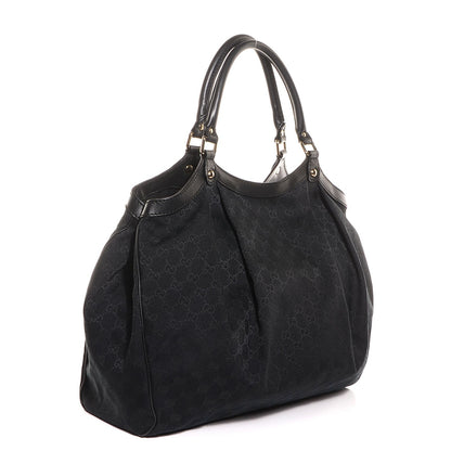Gucci Monogram Large Sukey Tote Black 3 of 7