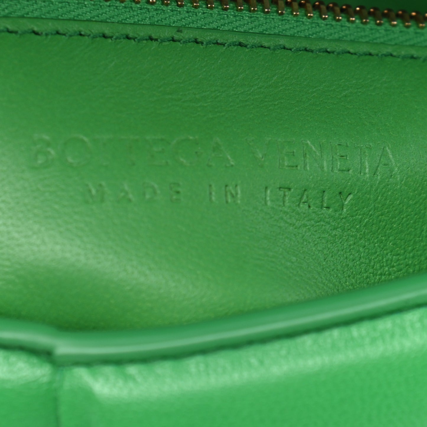 Nappa Maxi Intreccio Padded Cassette Crossbody Bag Grass