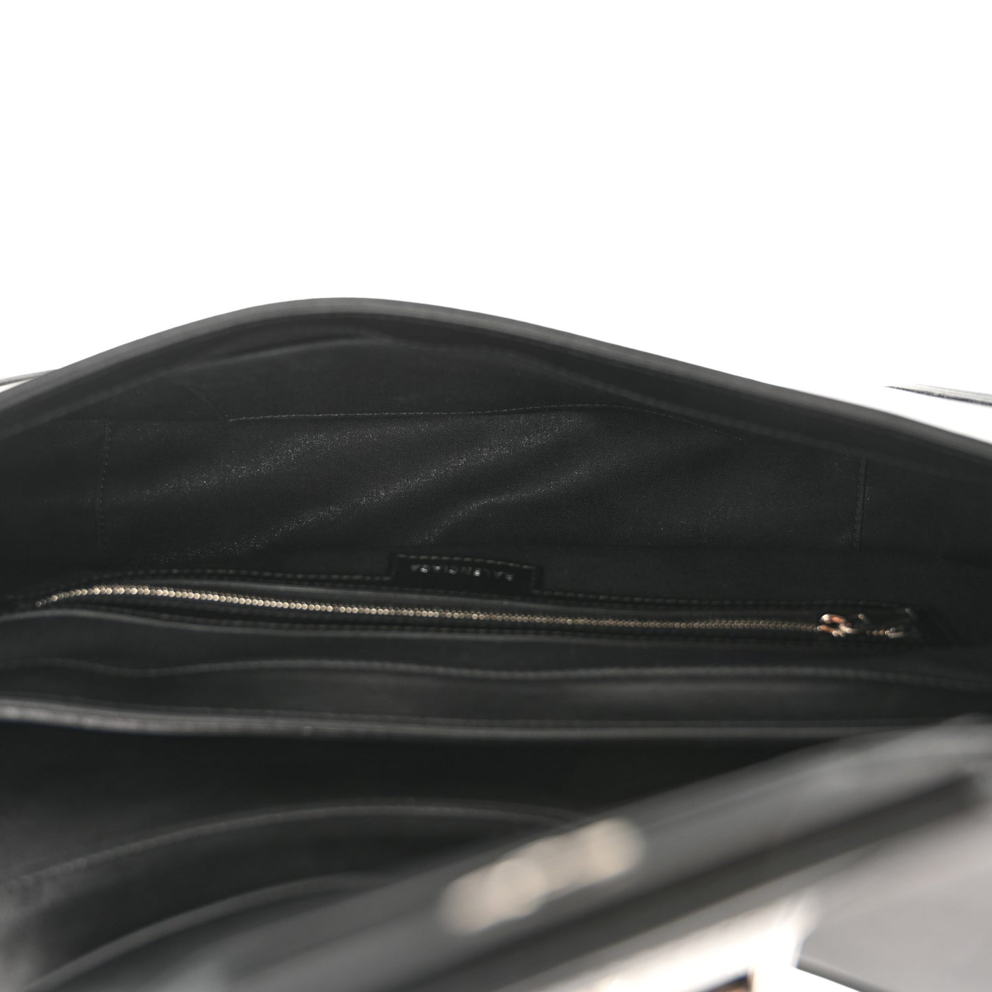 Smooth Calfskin Large Lindsay Shoulder Bag Black