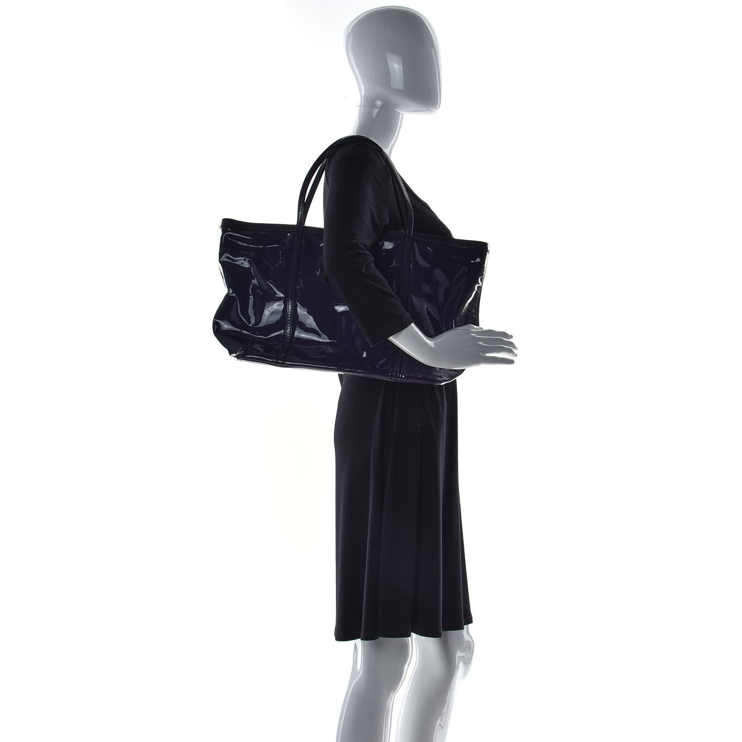 Dolce & Gabbana Patent Shopping Tote Purple 2 of 22