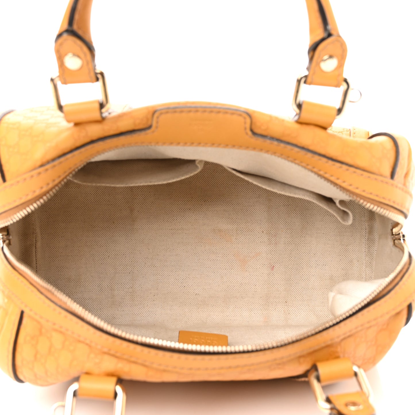 Microguccissima Small Boston Yellow