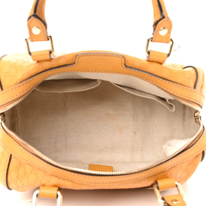 Gucci Microguccissima Small Boston Yellow 5 of 12