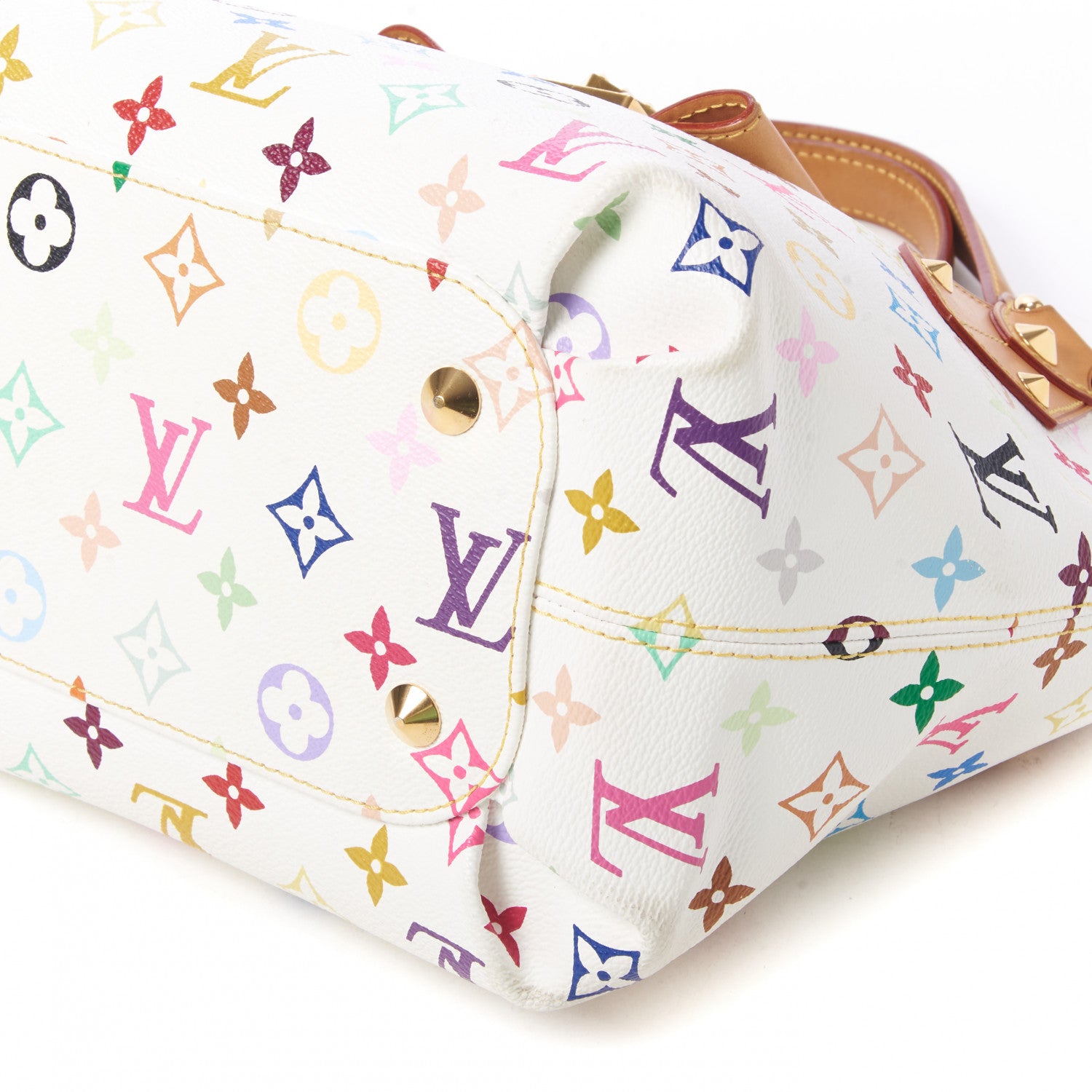 Louis Vuitton Monogram Multicolor Annie MM White 5 of 8