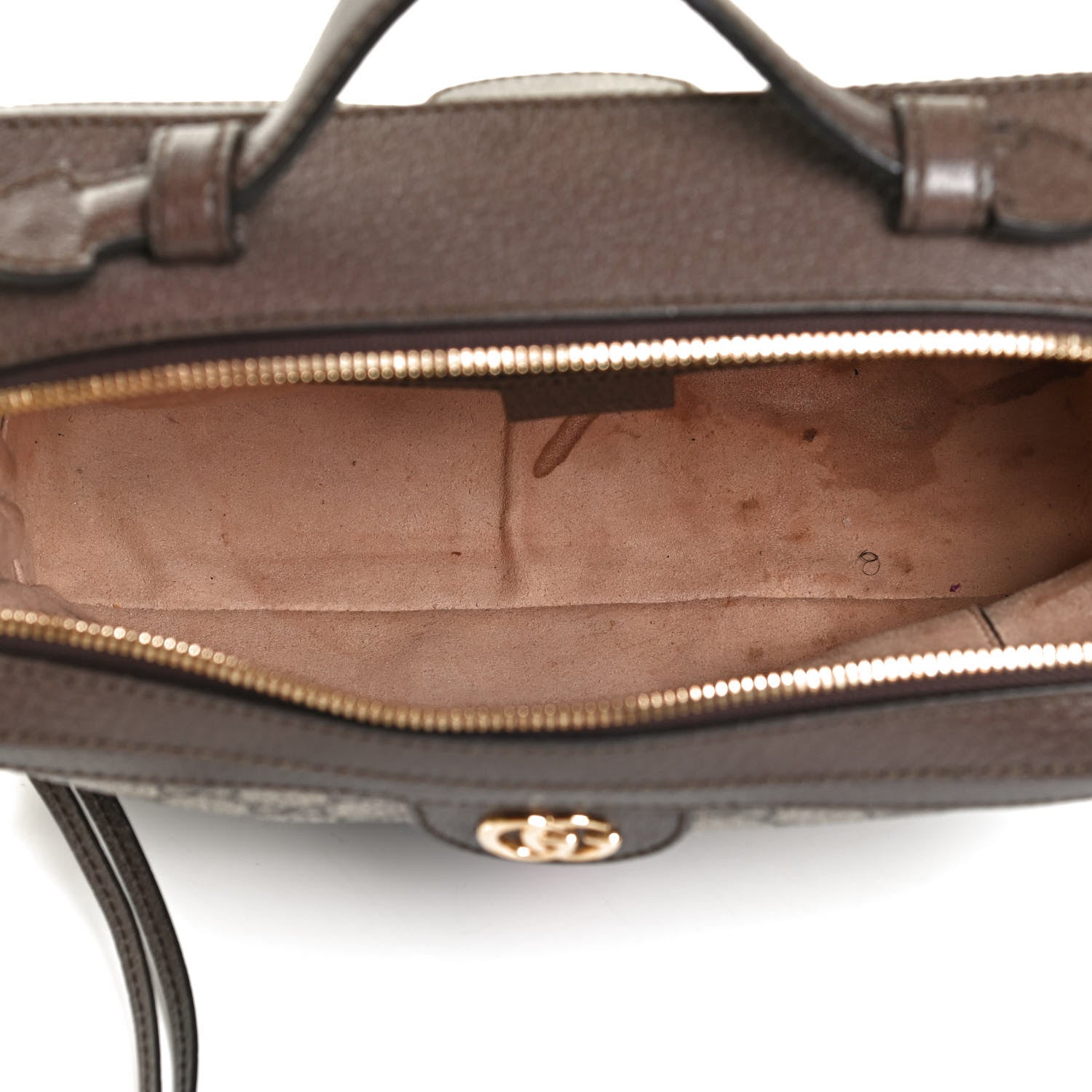 Gucci GG Supreme Web Small Ophidia Top Handle Shoulder Bag Brown 5 of 14