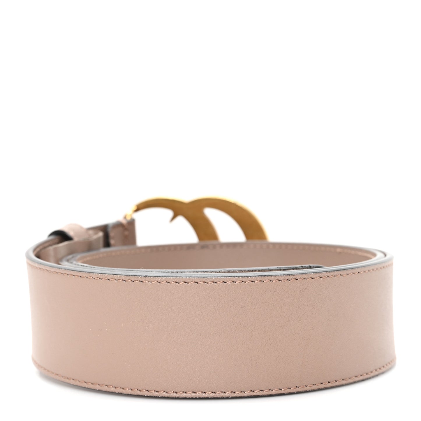 Calfskin Double G 40mm Belt 85 34 Porcelain Rose