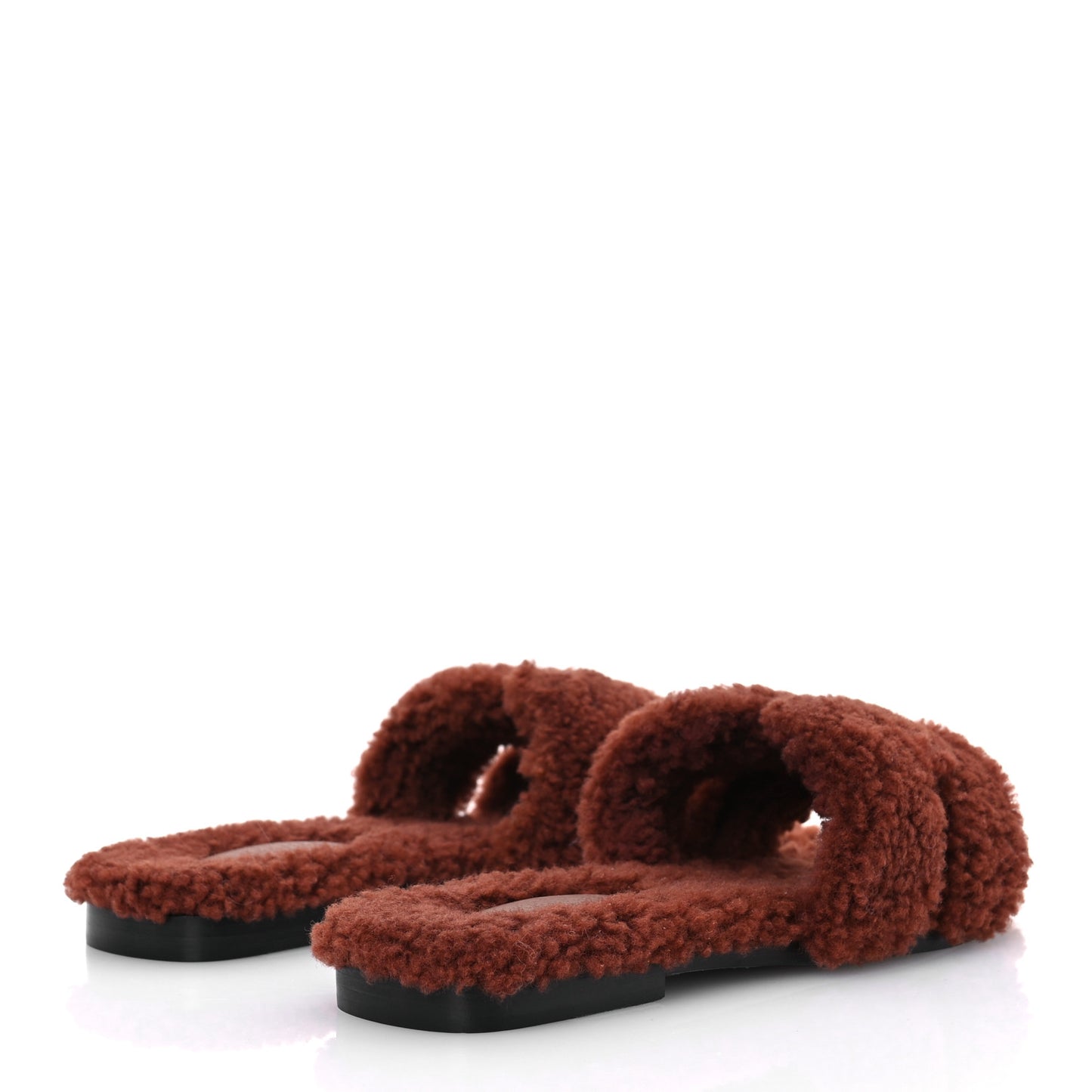 Woolskin Oran Sandals 37 Cognac