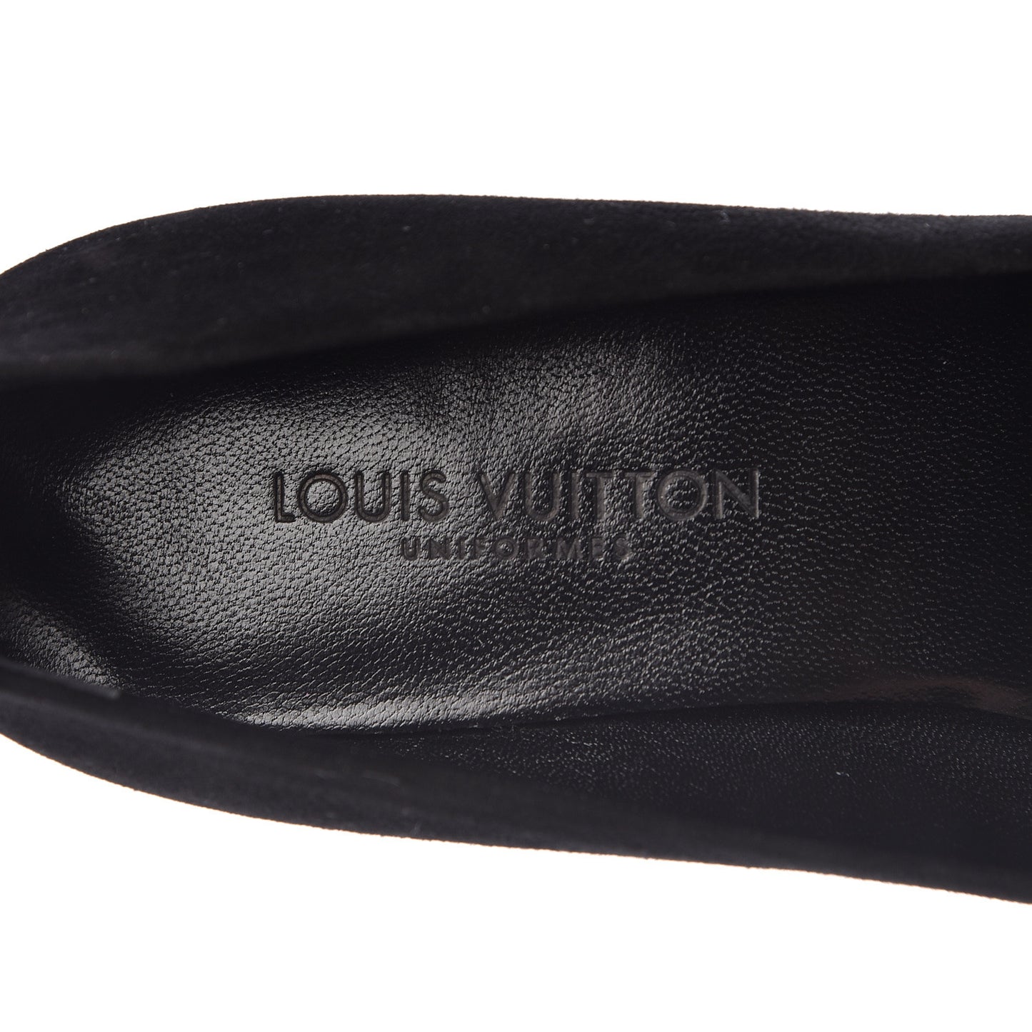 Suede Uniformes Pump 36 Black