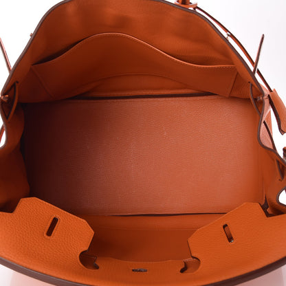 Hermes Taurillon Clemence Birkin 35 Orange 8 of 32