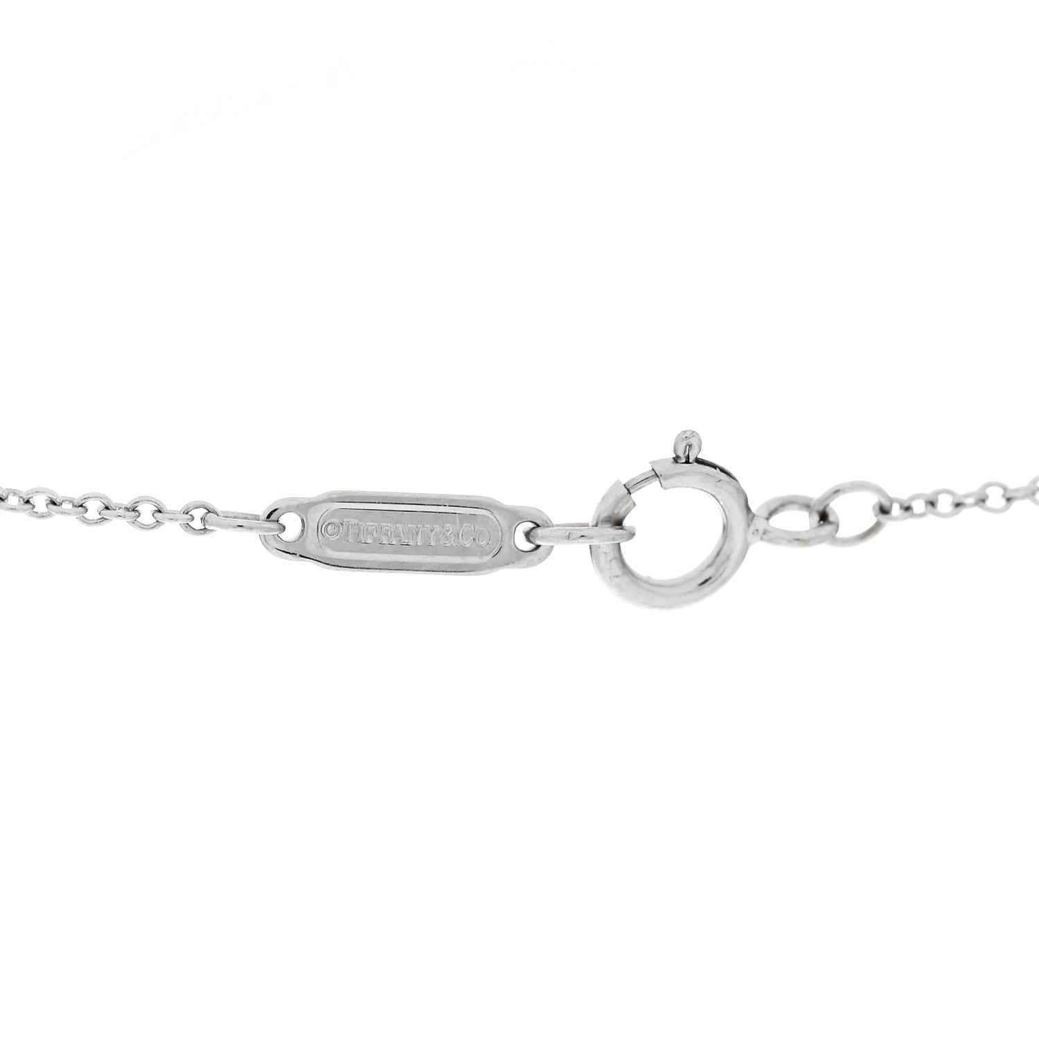 Tiffany 18K White Gold Diamond Cultured Pearl 6.5-7mm Tiffany Signature Pearls Pendant Necklace 5 of 5