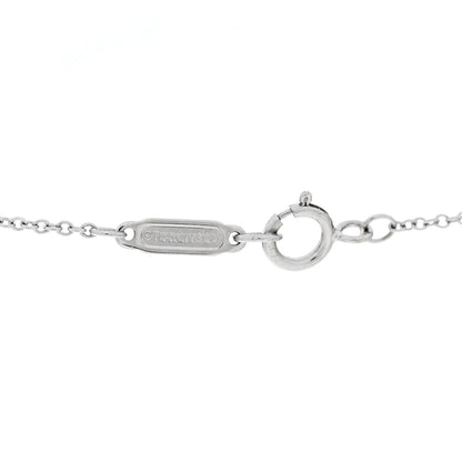 Tiffany 18K White Gold Diamond Cultured Pearl 6.5-7mm Tiffany Signature Pearls Pendant Necklace 5 of 5