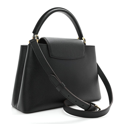 Louis Vuitton Taurillon Capucines PM Black 3 of 7