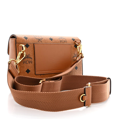 MCM Visetos Small Millie Crossbody Belt Bag Cognac 3 of 10