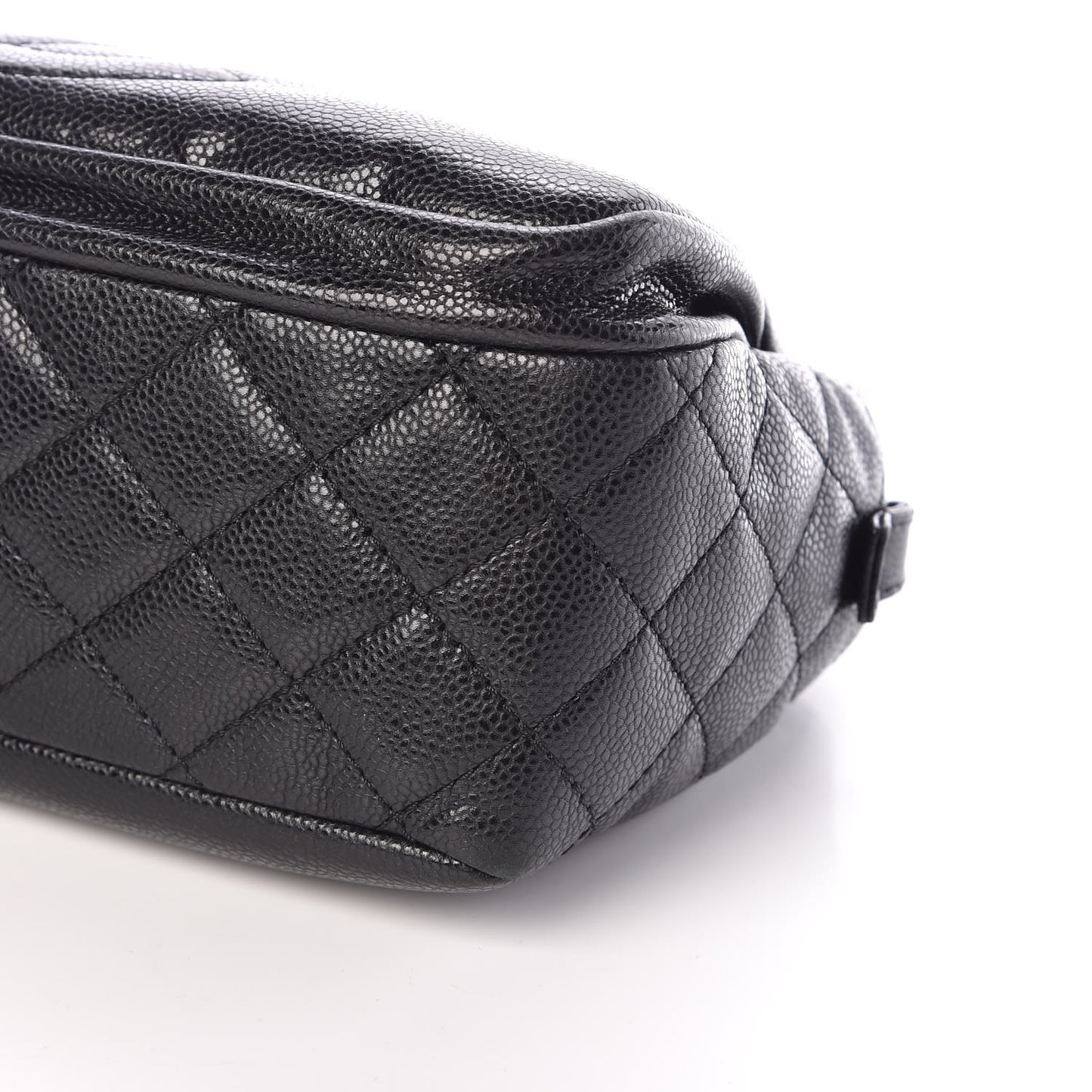 Caviar Quilted Timeless CC Shoulder Bag Black