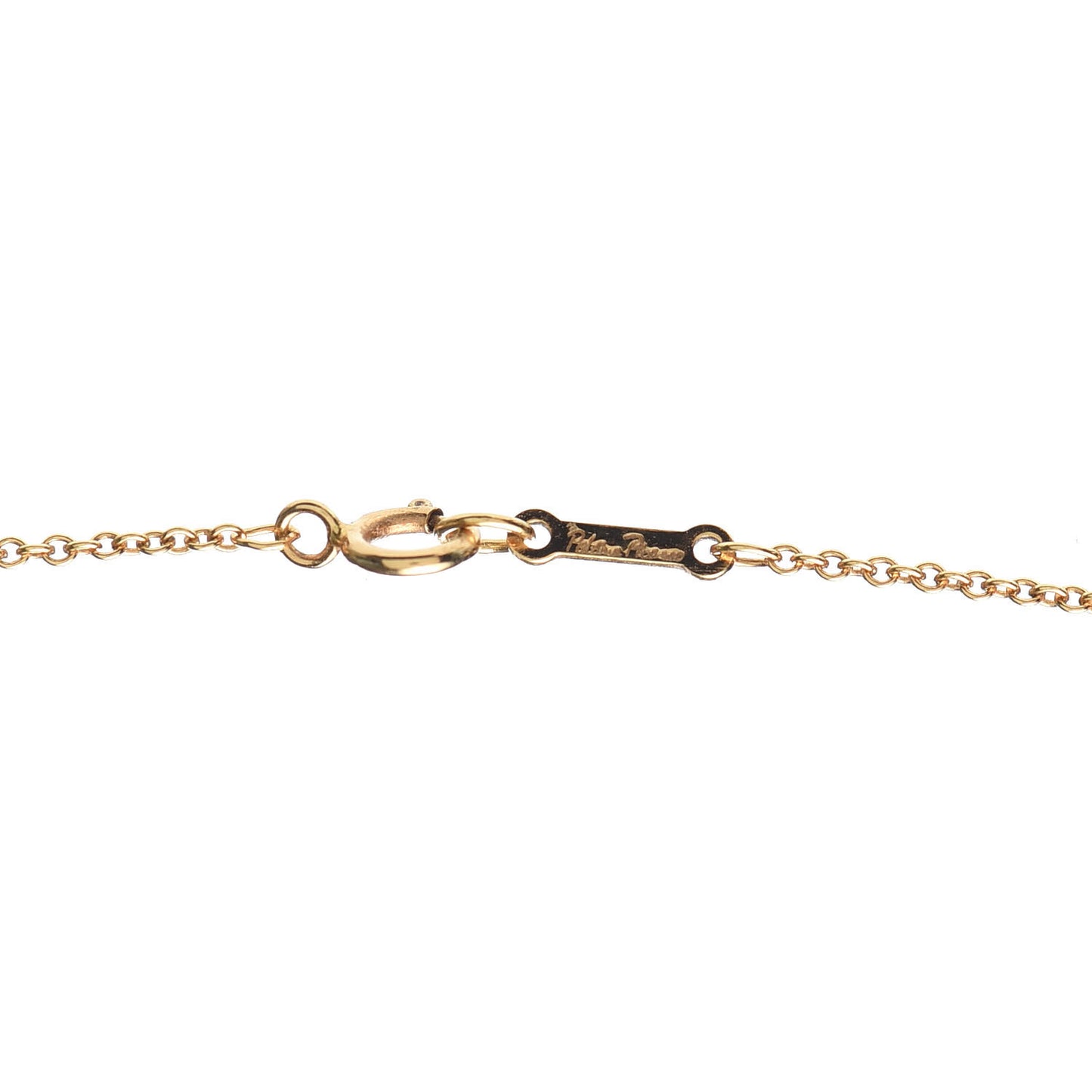 18K Yellow Gold Daisy Pendant Necklace