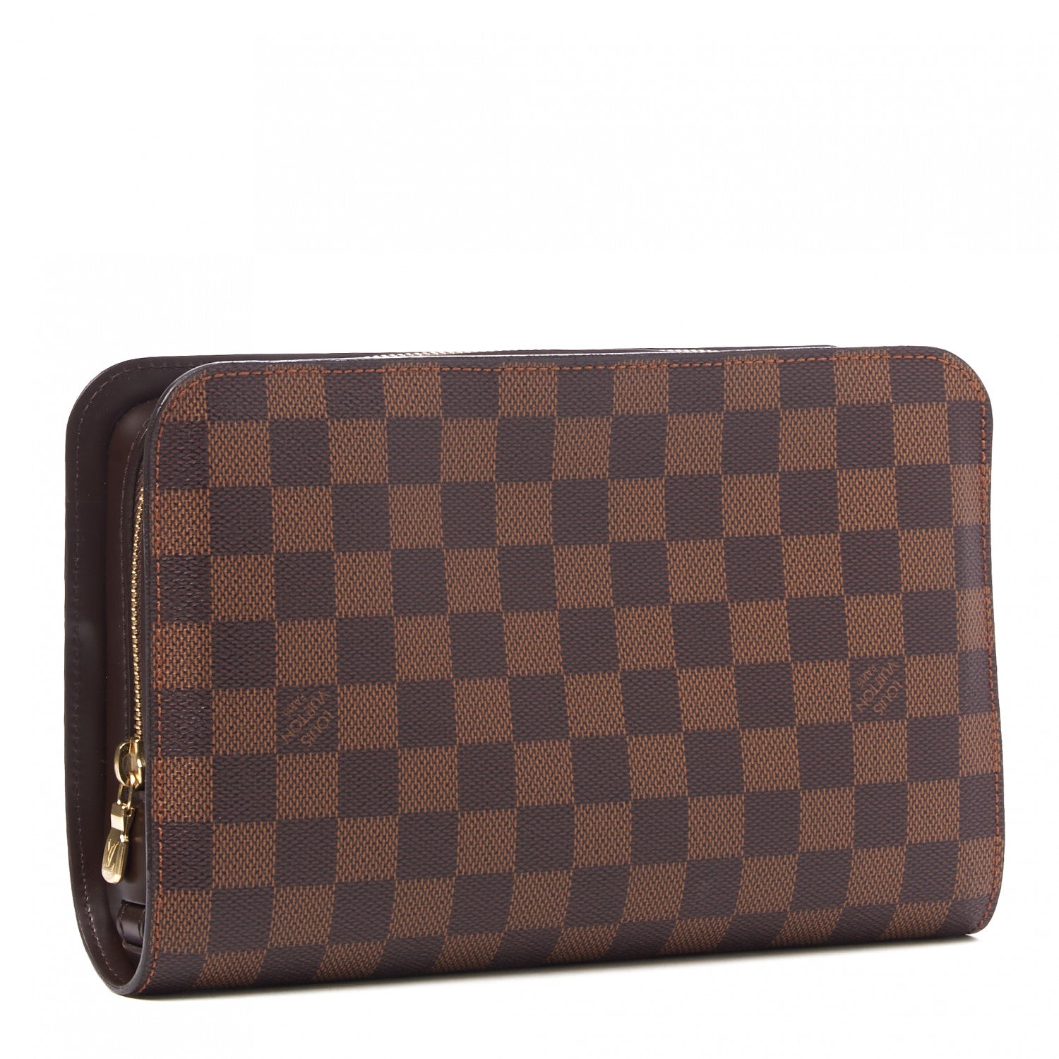 Louis Vuitton Damier Ebene Pochette Saint Louis Clutch 2 of 7