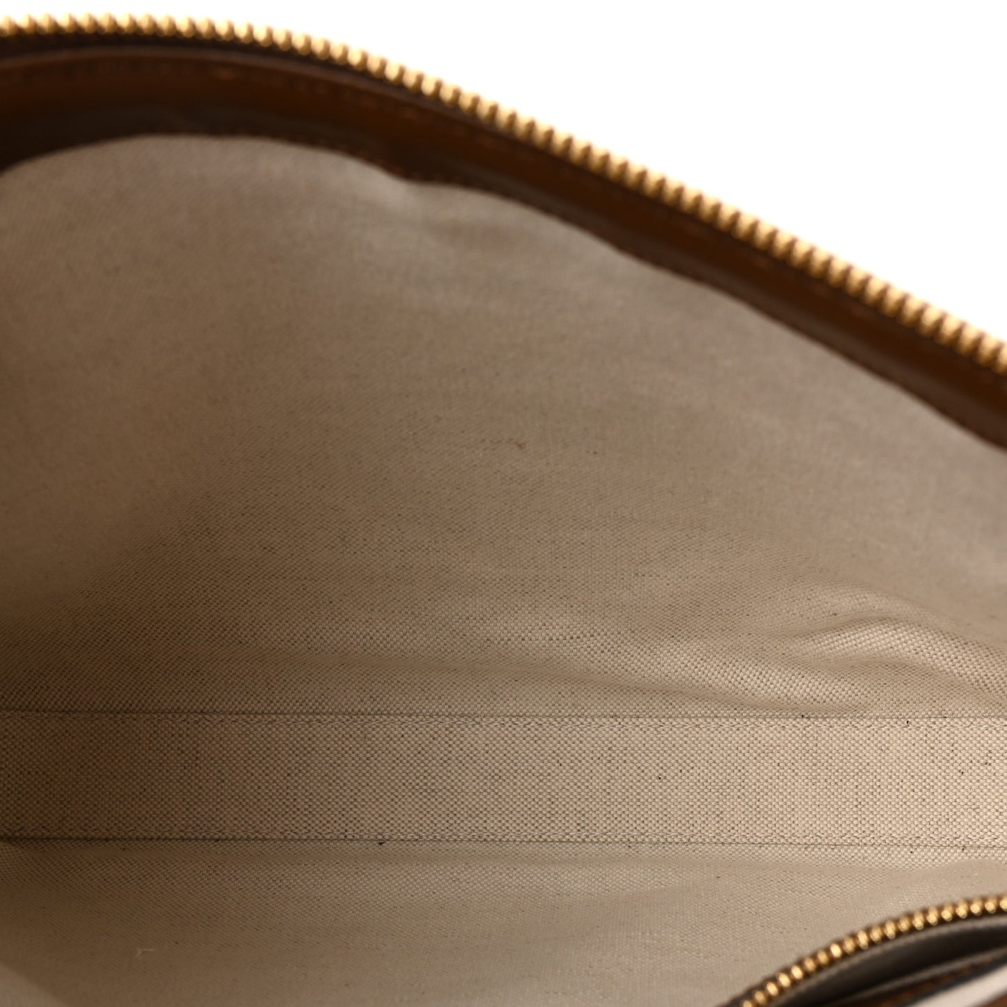 GG Supreme Monogram Azalea Calfskin Retro Interlocking G Wristlet Messenger Bag Beige Ebony Brown Sugar Beige Ebony Brown Sugar