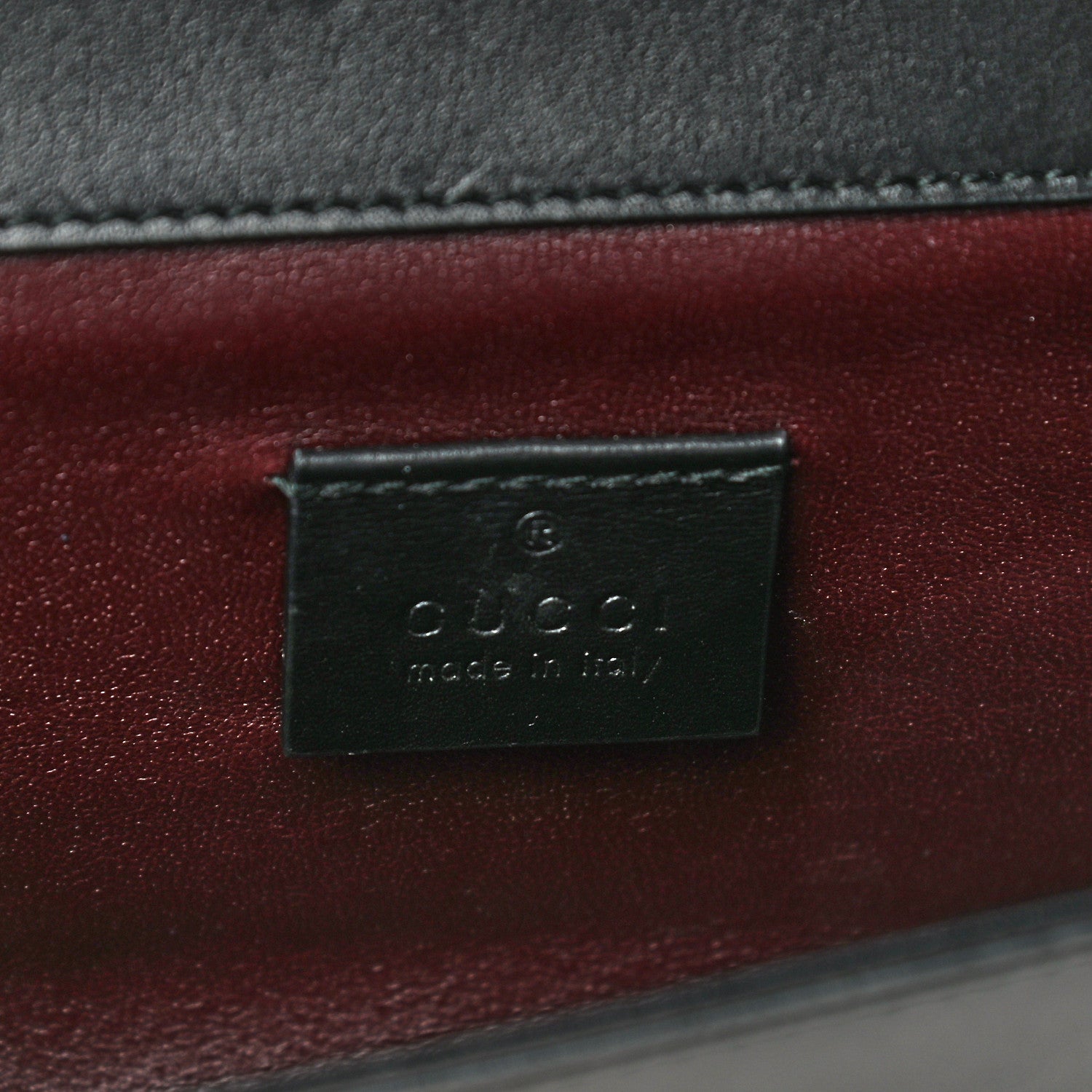 Gucci Smooth Calfskin Mini Zumi Shoulder Bag Black 8 of 16