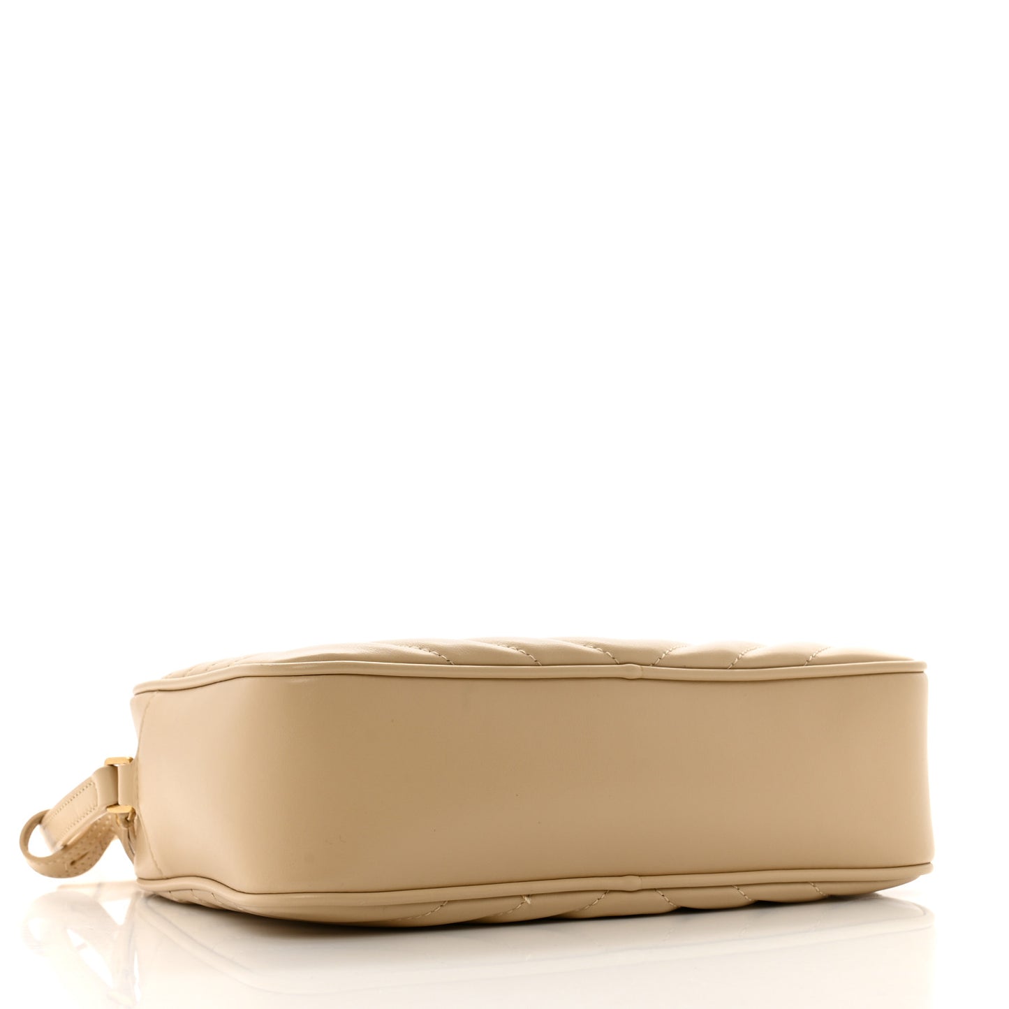 Calfskin Matelasse Monogram Lou Camera Bag Nude Powder