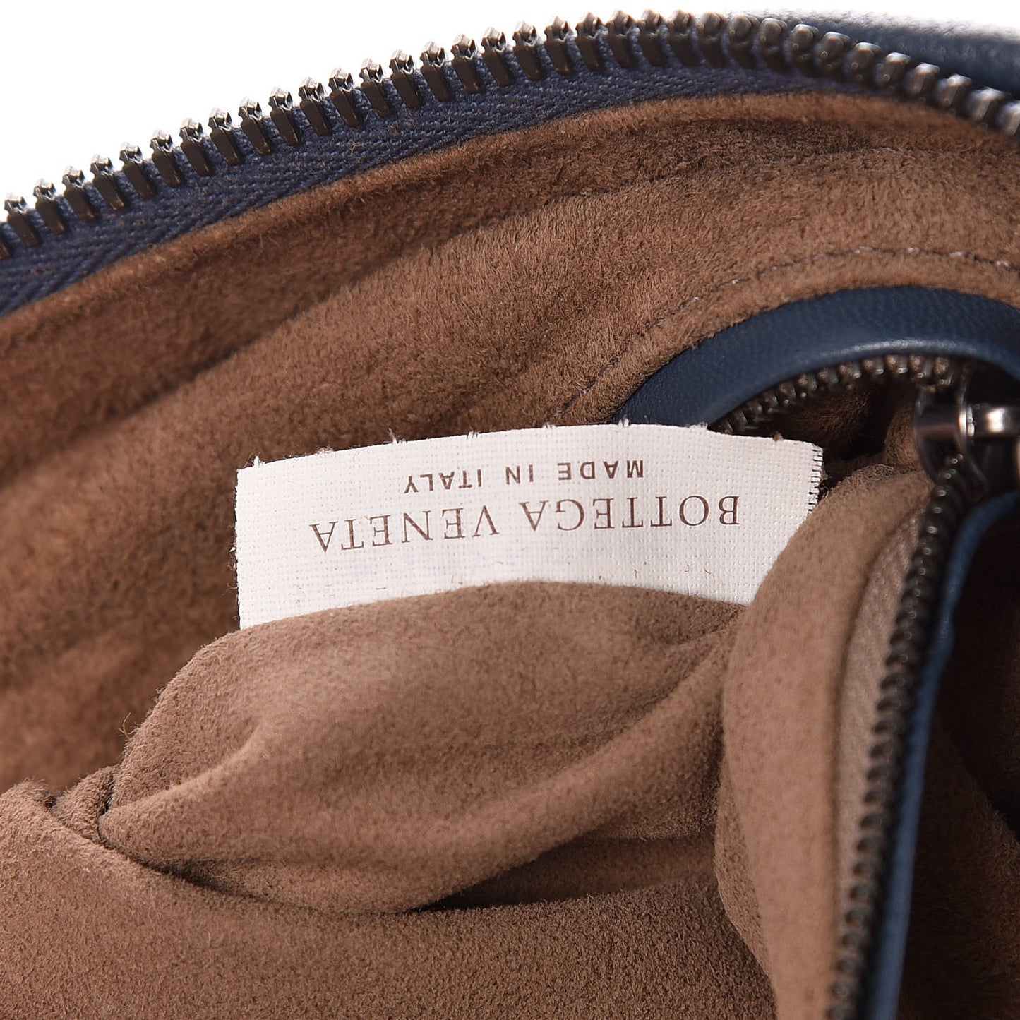 Nappa Intrecciato Pillow Crossbody Messenger Blue