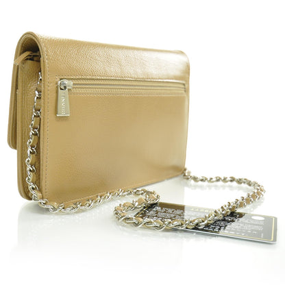 Chanel Caviar Wallet on Chain WOC Beige 3 of 10