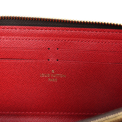 Louis Vuitton Damier Ebene Clemence Wallet Cherry 6 of 7