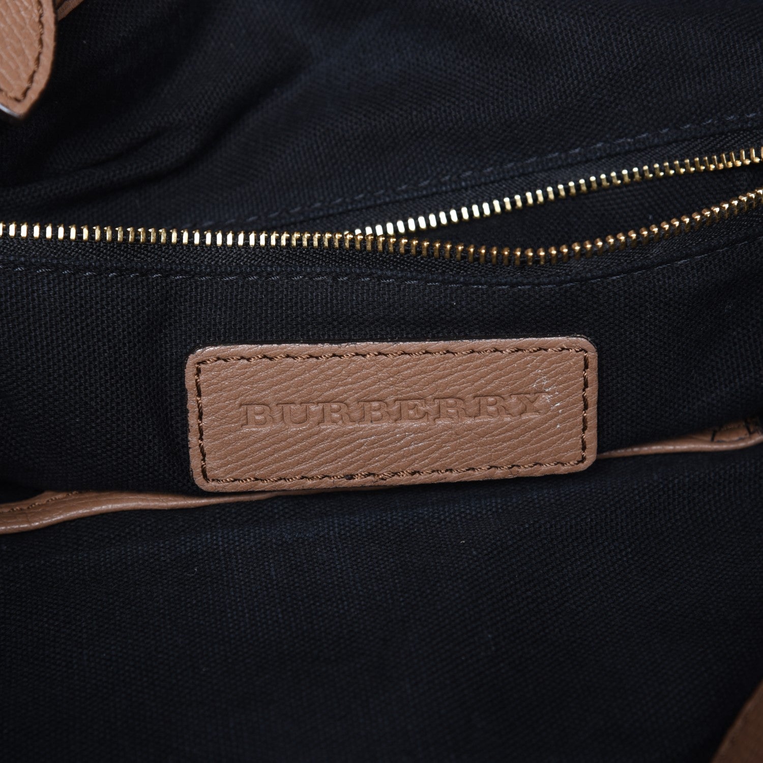 Burberry Grainy Calfskin House Check Medium Sycamore Dark Sand 7 of 10
