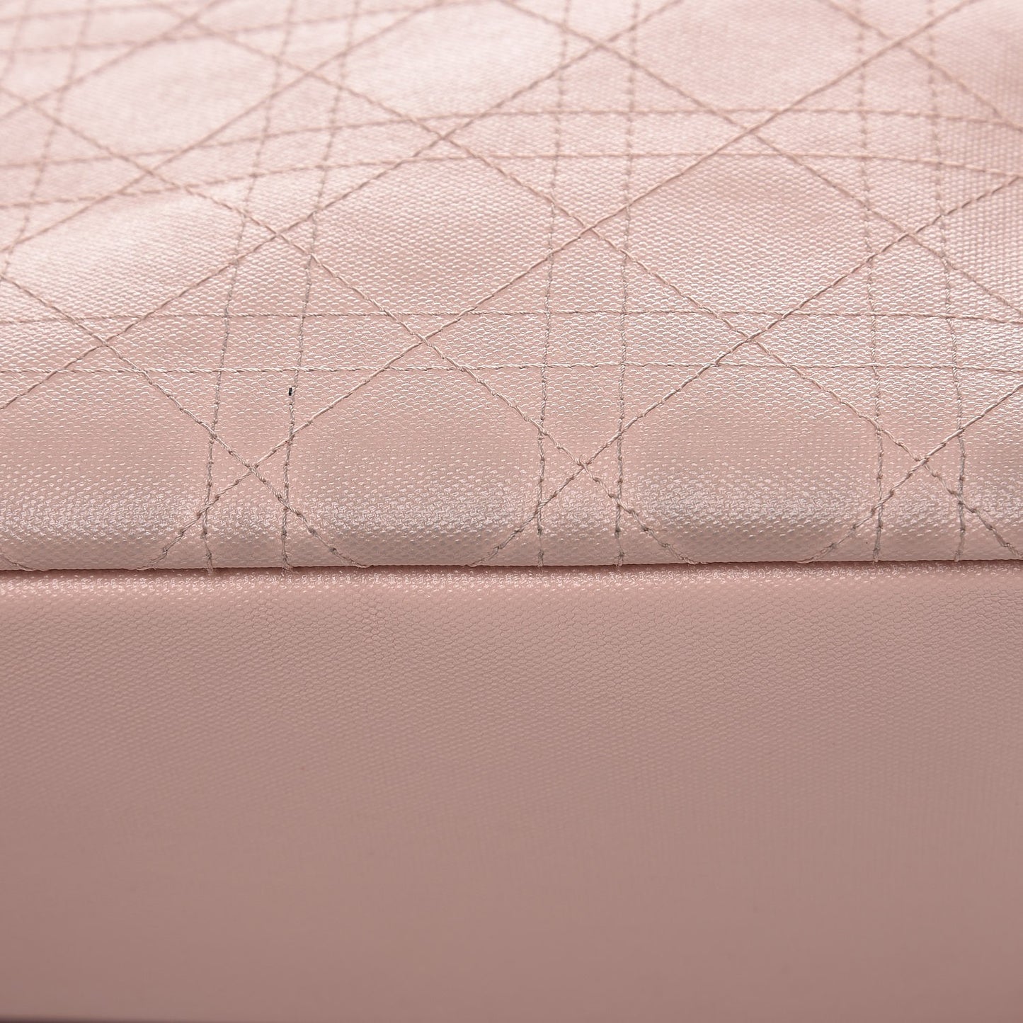 Coated Canvas Cannage Panarea Shopping Tote Rosato