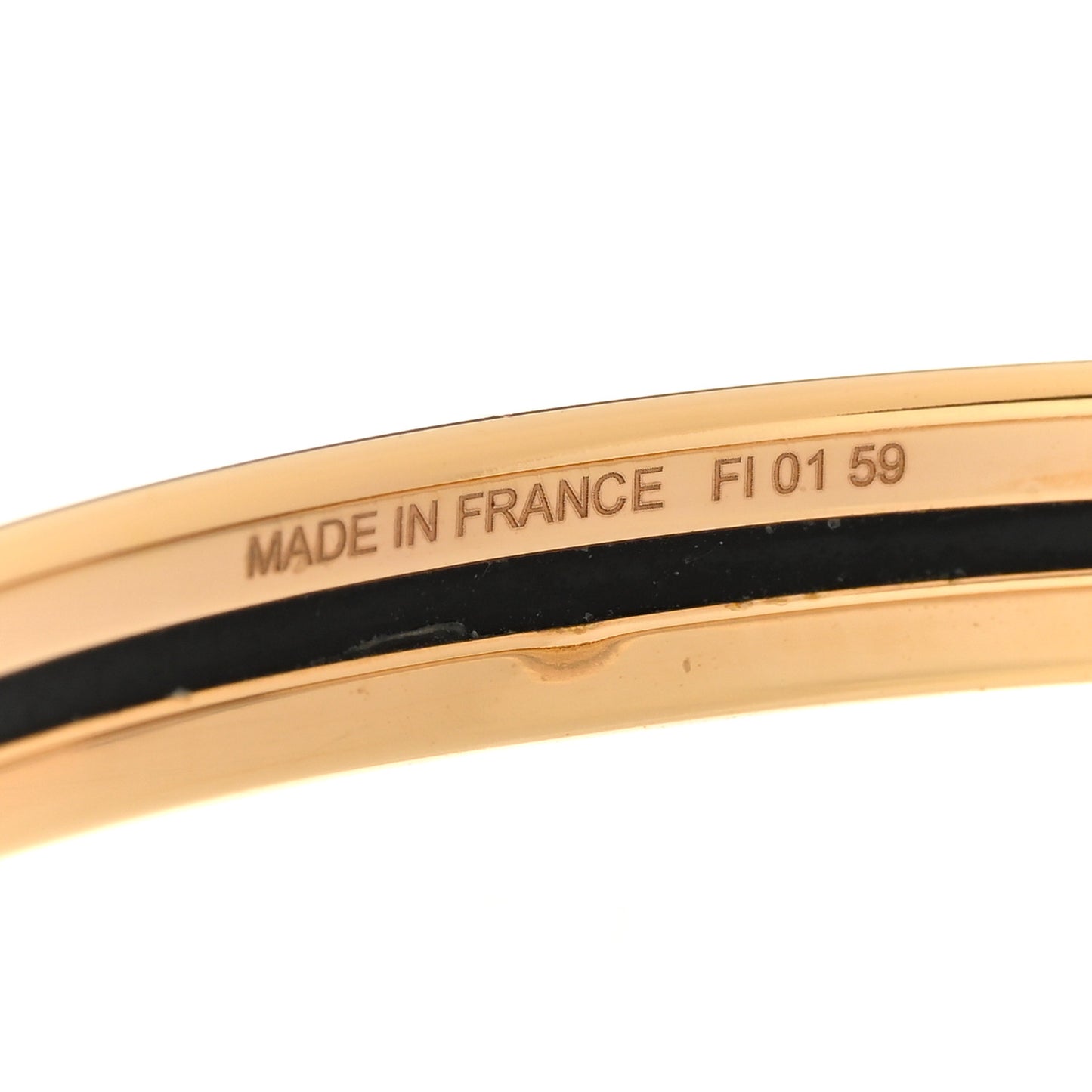 Enamel Uni Bangle Black