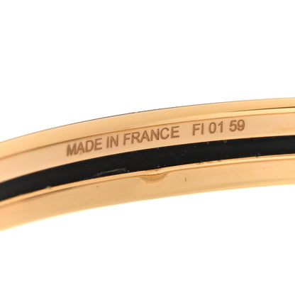 Hermes Enamel Uni Bangle Black 5 of 5