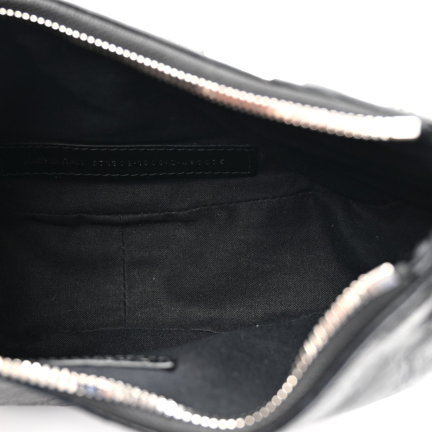 Agneau Arena Crystal Le Cagole Shoulder Bag XS Black