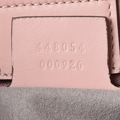 Gucci Calfskin Matelasse Small GG Marmont Tote Perfect Pink 9 of 9
