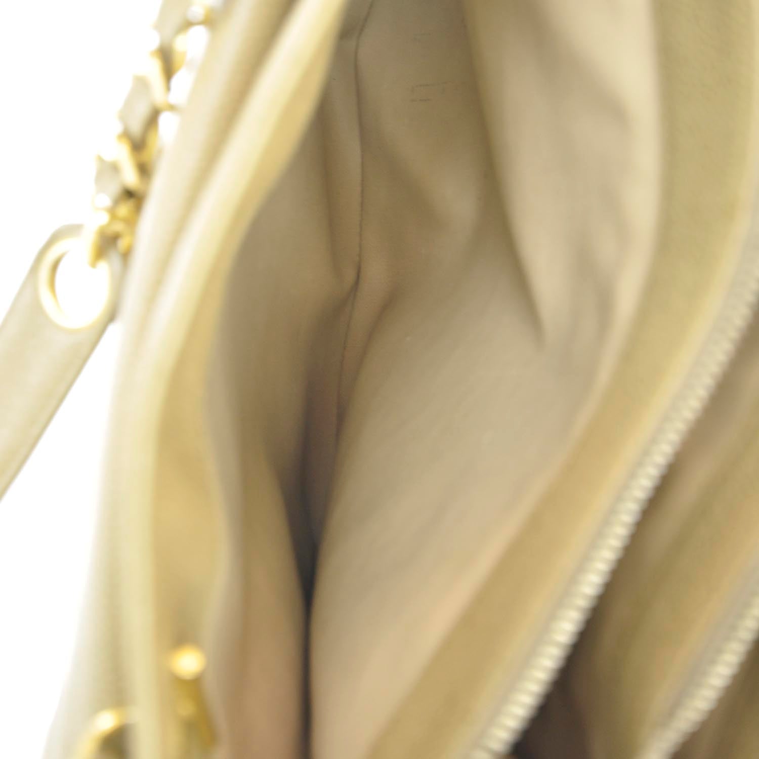 Chanel Caviar Shoulder Bag Beige GHW 11 of 16